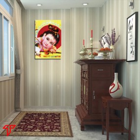 Tranh phật giáo treo phòng thờ